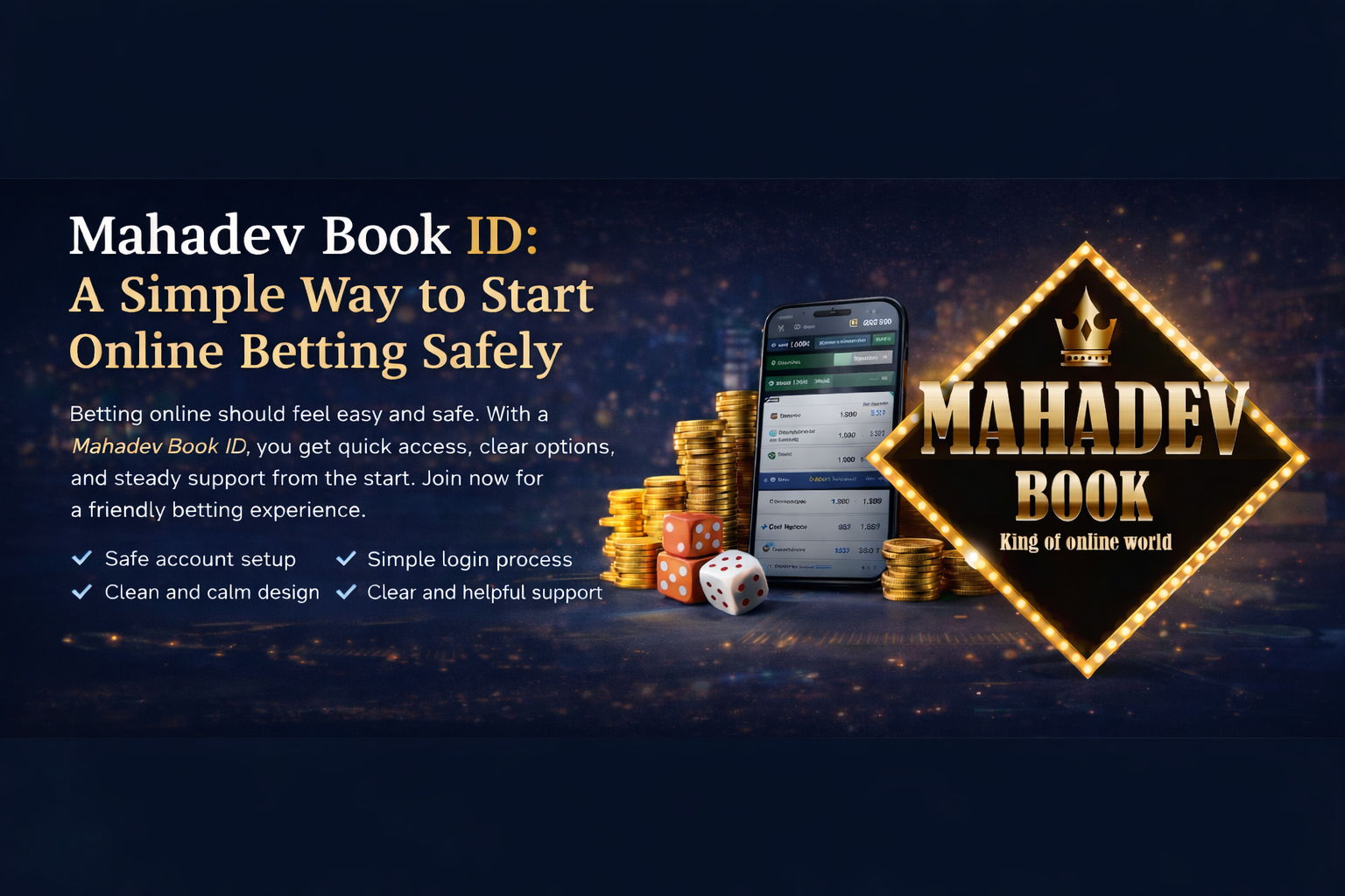 Mahadev Book ID: A Simple Way to Start Online Betting Safely