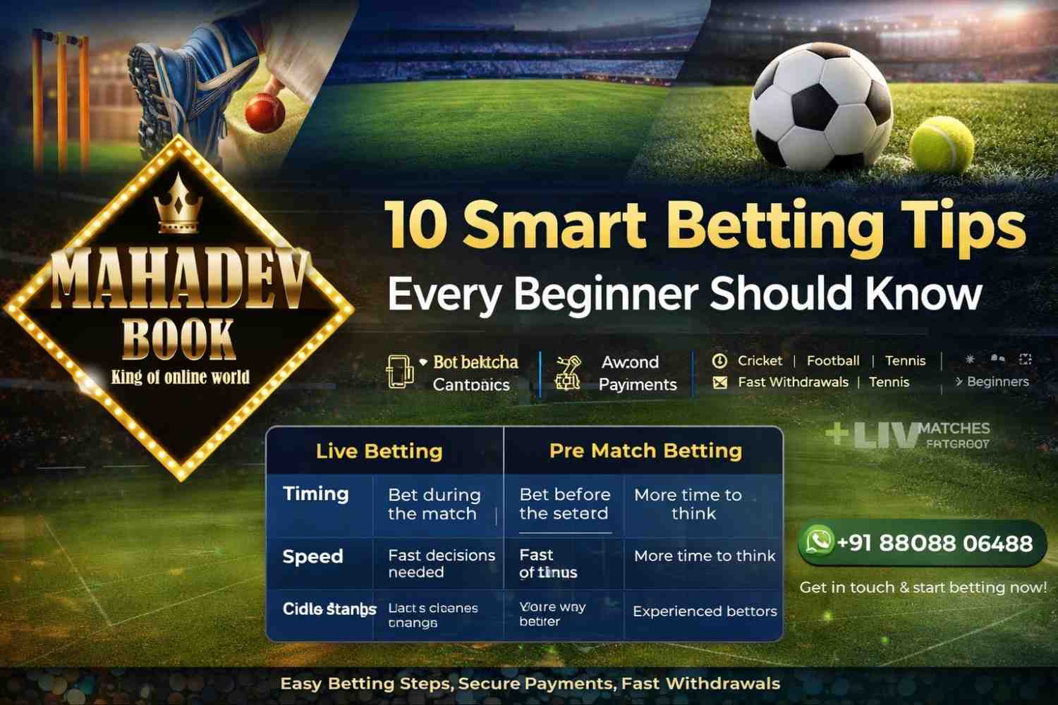10 Smart Betting Tips Every Beginner Should Know